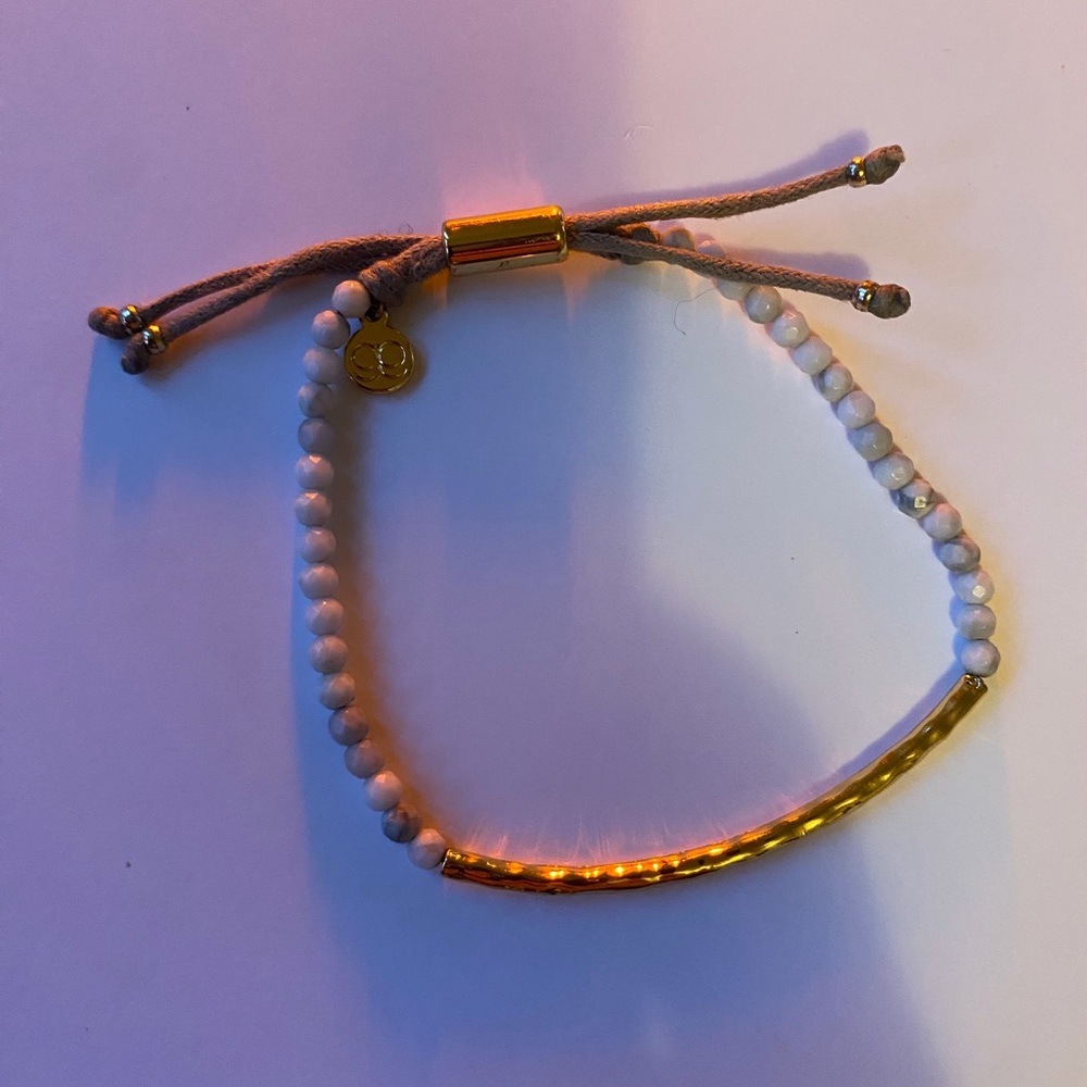 Gorjana Power Gemstonebb Bracelet in Howlite